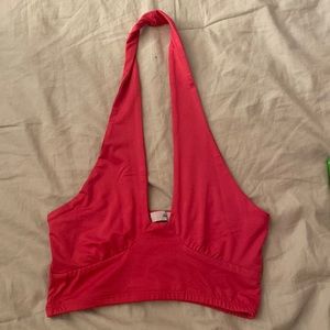 Adika Crop Top Pink Size: S